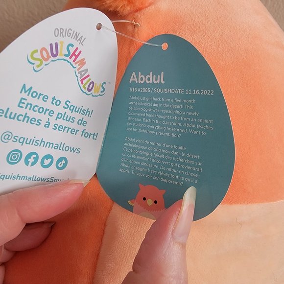 Squishmallow 16" Abdul the Griffon NWT - Picture 4 of 4